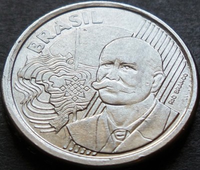 Moneda 50 CENTAVOS - BRAZILIA, anul 2010 *cod 3714 foto