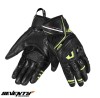 Manusi barbati pentru scuter - motocicleta Racing/Naked vara Seventy model SD-N30 Mugello culoare: negru/galben fluor &ndash; degete tactile L (9 cm)