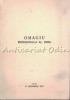 Omagiu Profesorului Al. Dima - Iasi 1975, 268 Pagini, Biografie
