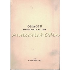 Omagiu Profesorului Al. Dima - 1975
