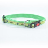 ZGARDA NYLON PENTRU CAINI MOL CU MODEL LIME GREEN CLICK 25MM 45-70CM L0902.250704