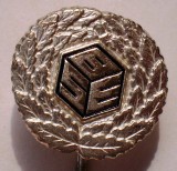 I.696 INSIGNA STICKPIN GERMANIA CONSTRUCTII BSE BAU-STEINE-ERDEN 13mm, Europa