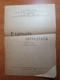 Program teatrul municipal 1960-1961-explozie intarziata cu septimiu sever