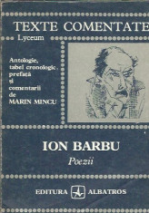 Ion Barbu - Poezii / colectia Texte comentate foto