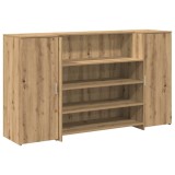 Birou de receptie Stejar Artisan 180x50x103,5 cm Lemn prelucrat