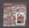 A10 JC 37 - Colita foarte veche - Tanzania - dantelata - reptile, Fauna, Stampilat