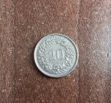 C50 - Moneda foarte veche - Elvetia - 20 rappen - 1963