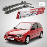 Cumpara ieftin Ștergătoare Suzuki Swift MA 3 Uși 1996-2003 | Set Față Flat &ndash; TeamCar&reg;