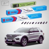 Cumpara ieftin Ștergătoare Ford Explorer Gen VI U6 2019 | Set Față și Spate Flat Premium &ndash; TeamCar&reg;