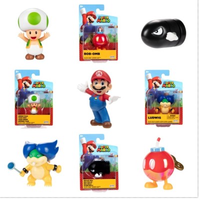 Nintendo Mario - Figurina articulata, 6 cm, Seria 31 foto