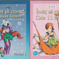 SET 2 CARTI INVAT SA CITESC: CRAIASA ZAPEZII, CELE 11 LEBEDE, NIVEL 1, 6 ANI+-HANS CHRISTIAN ANDERSEN