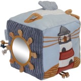 Little Dutch Soft Activity Cube Sailors Bay cuburi de jucărie moi și senzoriale 1 buc
