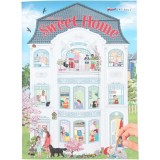 Carte de colorat si autocolante, Depesche, Trends Sweet Home