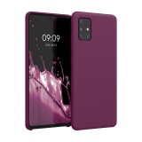 Husa Kwmobile pentru Samsung Galaxy A51, Silicon, Violet, 51197.187, Carcasa