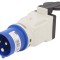 Conector adaptor alimentare AC 16A IP44