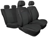 Huse Auto Universale Elegance P1 cu Airbag - Velur &amp; Poliester, Compatibil Alfa Romeo, Audi, BMW, Dacia, Fiat, Ford, Honda, Hyundai, Kia, Mazda