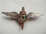 ROMANIA - INSIGNA PILOT MILITAR MODEL 1931, CAROL II, IM1.190