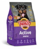 Frendy Active Hrana Caini 10Kg, Curcan, Adulti Activi, Energie &amp; Refacere Rapida, Nutritie Completa