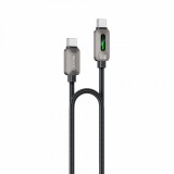 Cablu Date si Incarcare USB-C - USB-C Yesido CA198, 60W, 1.2m, Negru