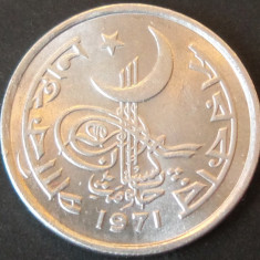 Moneda exotica 1 PAISA - PAKISTAN, anul 1971 *cod 1288