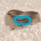 argint INEL YIN YANG rar VECHI de efect MARCAJE MULTIPLE patina MINUNATA superb