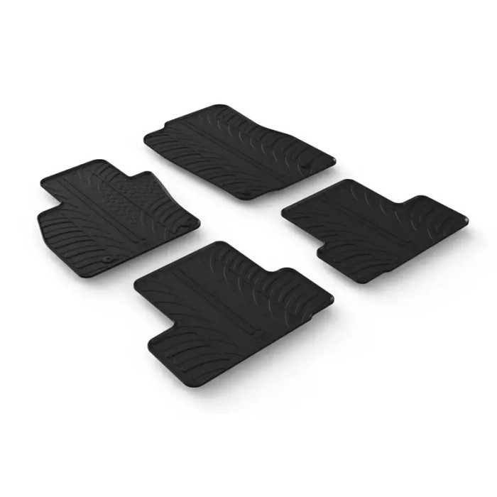 Set covorase auto din cauciuc Mazda CX-60 04.2022- SUV Hybrid (Manual/ Automat), Negru, Gledring, 4 buc. AutoDrive ProParts