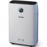 Purificator si umidificator 2in1 Philips AC2729/13, seria 2000, CADR: 330m3/h, Gri