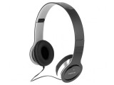Căști cu microfon negre Jack 3.5mm 1.2m