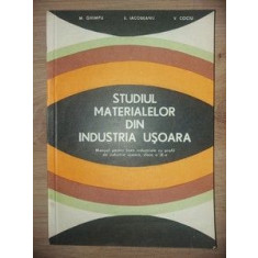 Studiul materialelor din industria usoara- M. Ghimpu, V. Cociu