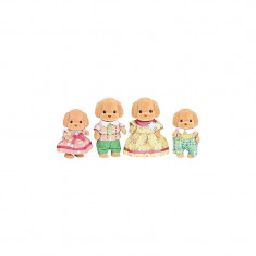 Figurine Sylvanian Families - Familia Catelusilor Poodle