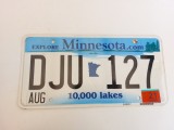 Minnesota Inmatriculare USA original, decor de perete