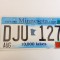 Minnesota Inmatriculare USA original, decor de perete