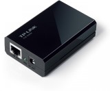 SPLITTER PoE TP-LINK 2 porturi Gigabit, compatibil IEEE 802.3af, alimentare 5V/12V, carcasa plastic &quot;TL-PoE10R&quot; (timbru verde 2 lei)