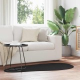 Cumpara ieftin Covor Negru 80 x 150 cm Poliester