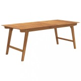 Cumpara ieftin Masa de gradina, 200x90x75 cm, lemn masiv de acacia