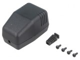Carcasă Alimentator ABS Neagră 40x66x40mm, MASZCZYK
