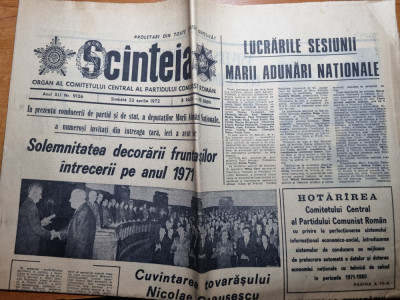 scanteia 22 aprilie 1972-cuvantarea lui ceausescu foto