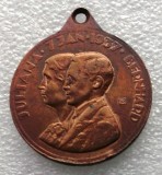 P3. MEDALIE Olanda casatoria printesei Juliana cu printul Bernhard in 7 ian 1937 9.28 gr 28 mm **