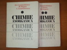 CHIMIE ANORGANICA DE G.C. ONSTANTINESCU, M. NEGOIU, C. CONSTANINESCU VOL.I-II foto