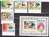 Haute Volta 1976 Sport, Olympics, set+sheet, IMPERFORATE, MNH AK.072, Nestampilat