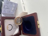 Moneda 500 Schilling Bimetalică Aderarea Austriei la UE 1995 8g Aur + 4.8g Argint