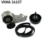 SKF VKMA 34107 Kit Curea Transmisie Caneluri Ford Focus I Transit Connect