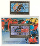Guineea 1983 Mi 971 + bl 79 MNH - Jocurile Olimpice de iarna 1984, Saraievo (II), Nestampilat