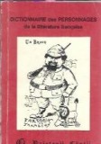 Dictionnaire des personnages de la litterature francaise