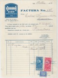 Romania, Manor, Fabrica de Tesaturi S.A., Factura (II), Iasi, 1931