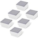 Cumpara ieftin Lumini cu LED-uri incastrate 6 buc., 100x100x68 mm