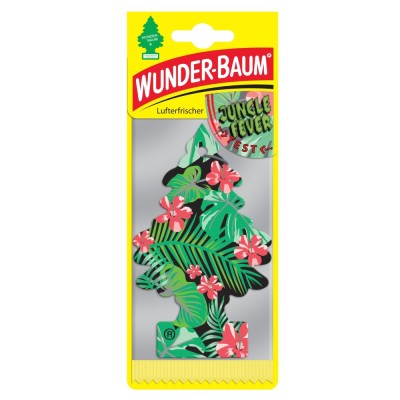 Odorizant auto, bradut, Wunder - Baum, Jungle Fever, 19 x 7.5 x 0.5 cm foto
