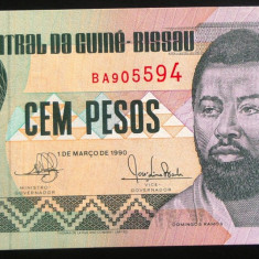 Bancnota exotica 100 PESOS - GUINEEA BISSAU, anul 1990 * Cod 512 = UNC