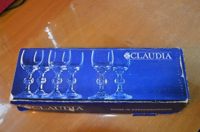 Set pahare BOHEMIA made in Czechoslovakia foto