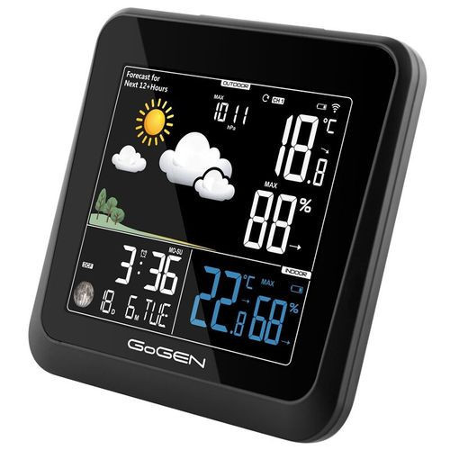 RESIGILAT - Statie meteo interior-exterior GoGEN ME 3236, senzor extern fara
